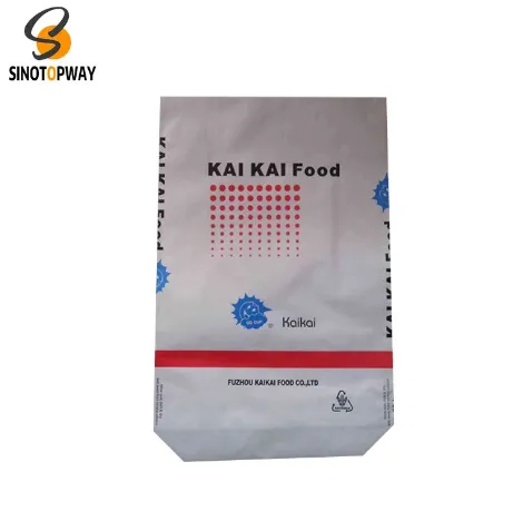 Pav ca Square hauv qab Pasted Valve Multiwall Paper Bags